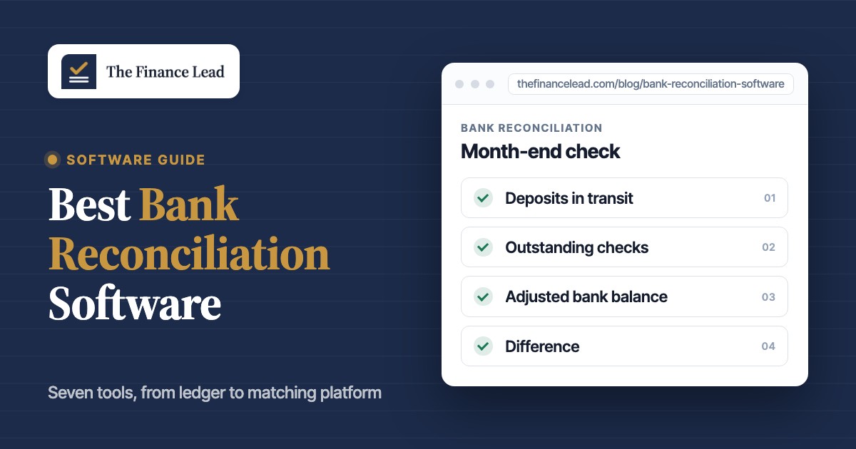 Best Bank Reconciliation Software for Finance Teams, featured image