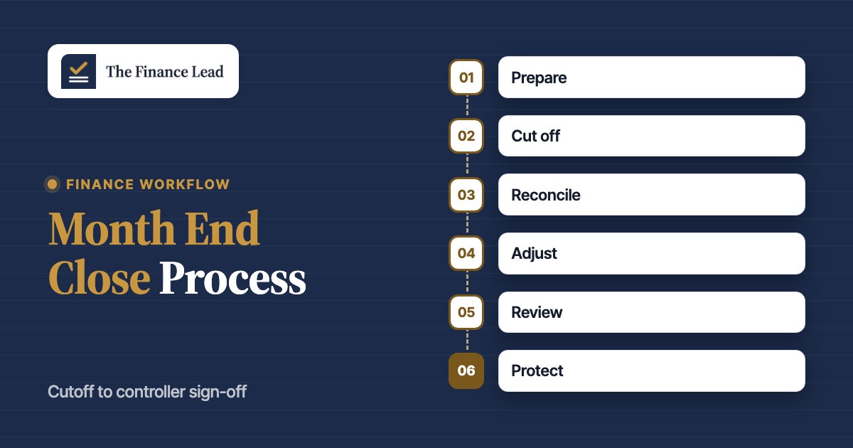 Month End Close Process: Workflow, Owners and Controls, featured image